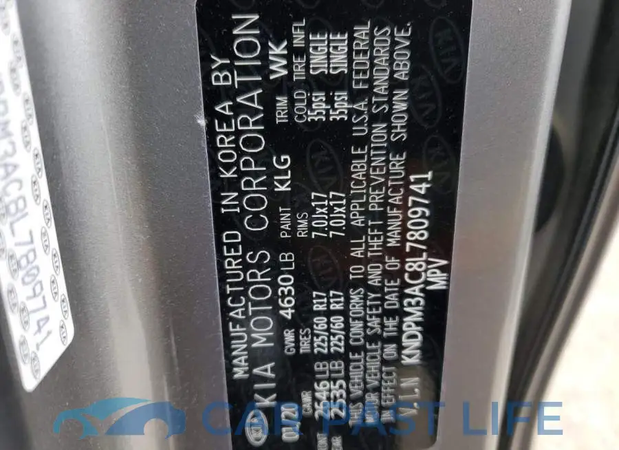 KNDPM3AC8L7809741# 13