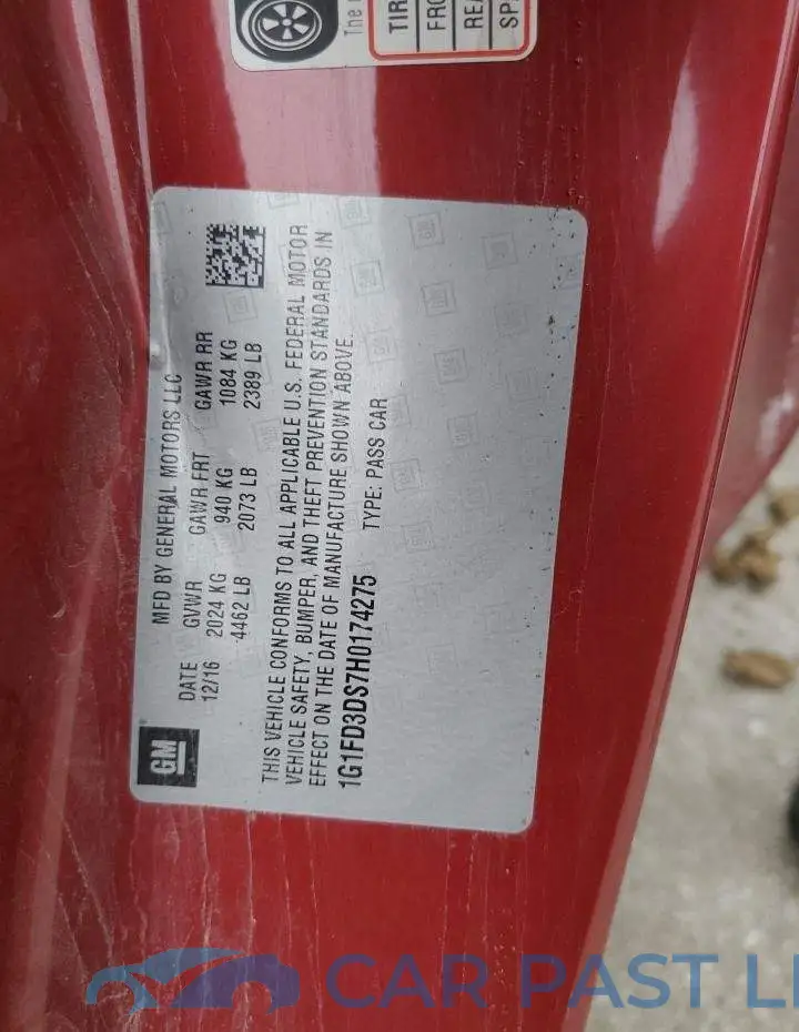 1G1FD3DS7H0174275# 12