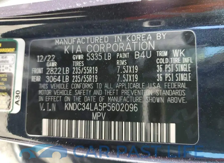 KNDC34LA5P5602096# 13