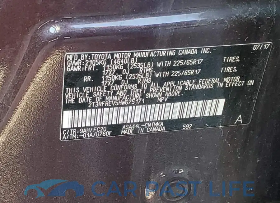 2T3RFREV5HW675171# 13