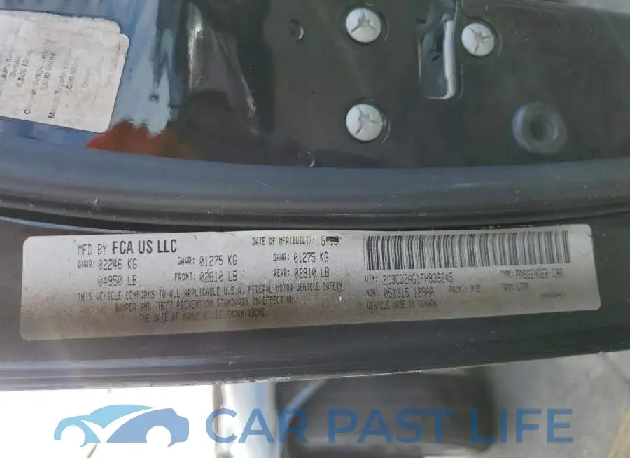 2C3CDZAG1FH839245# 13