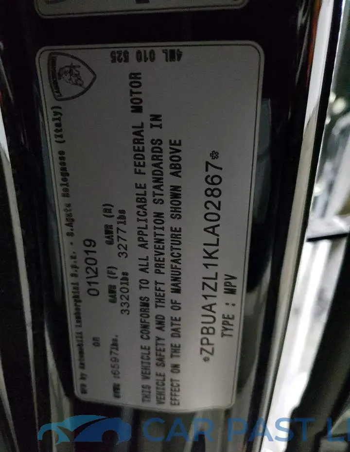 ZPBUA1ZL1KLA02867# 13