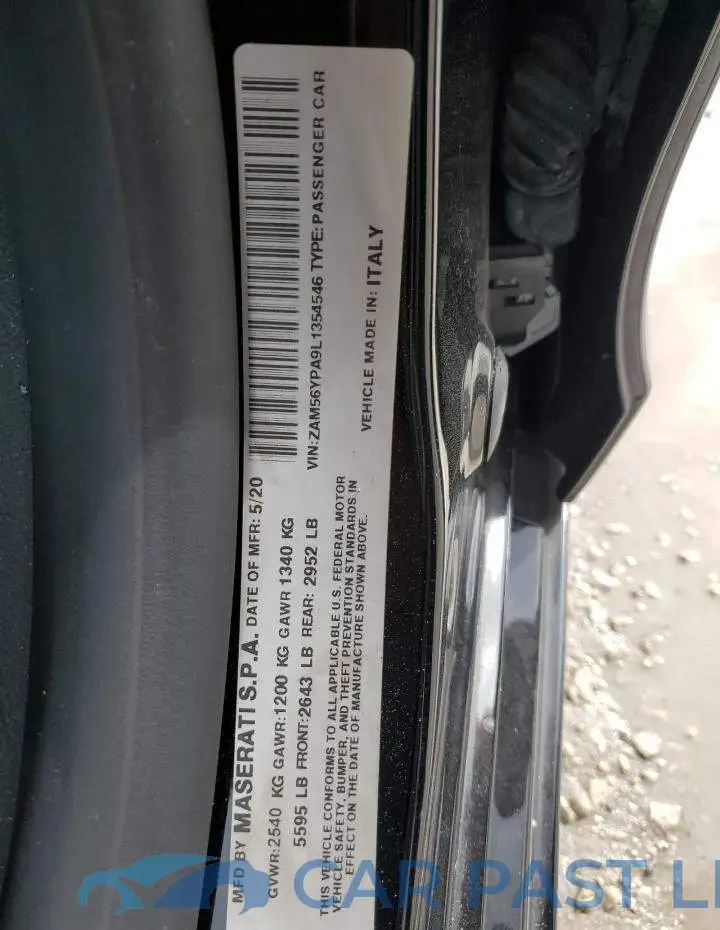 ZAM56YPA9L1354546# 12