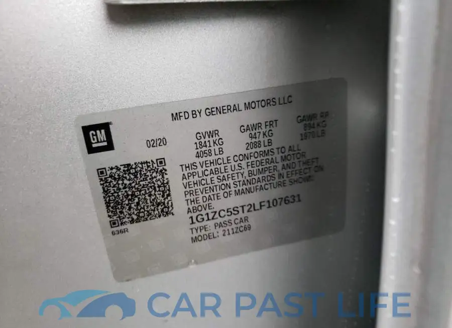 1G1ZC5ST2LF107631# 12