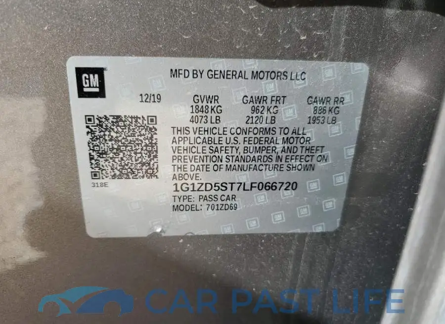 1G1ZD5ST7LF066720# 12