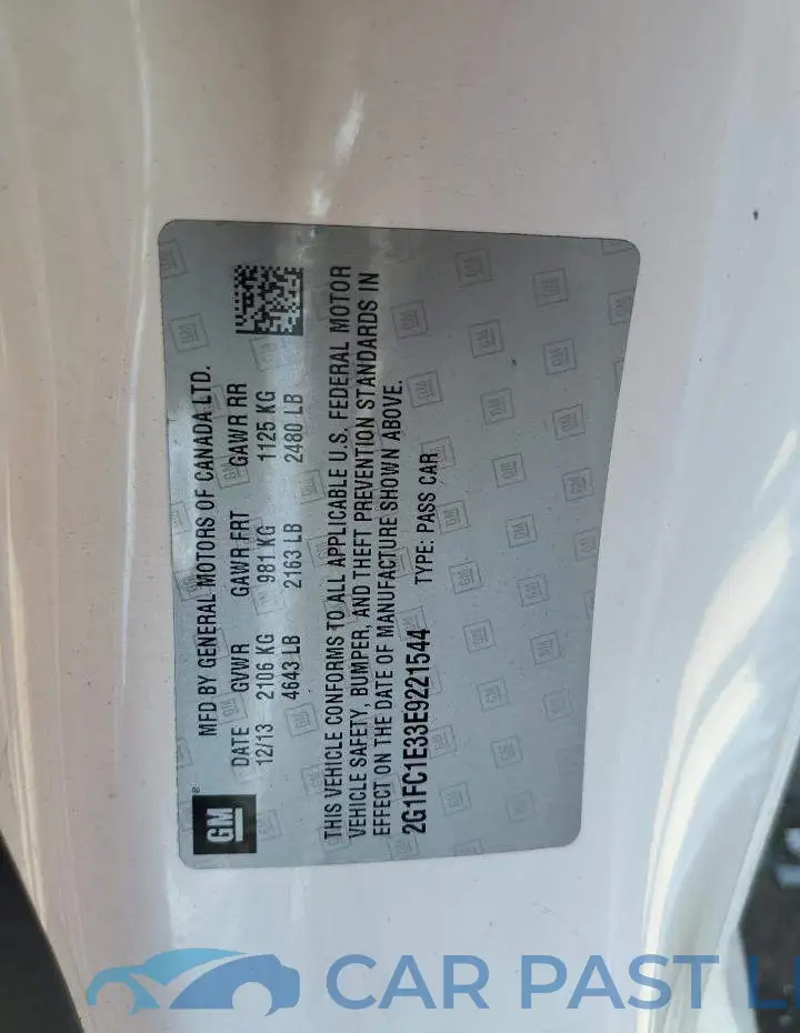 2G1FC1E33E9221544# 12