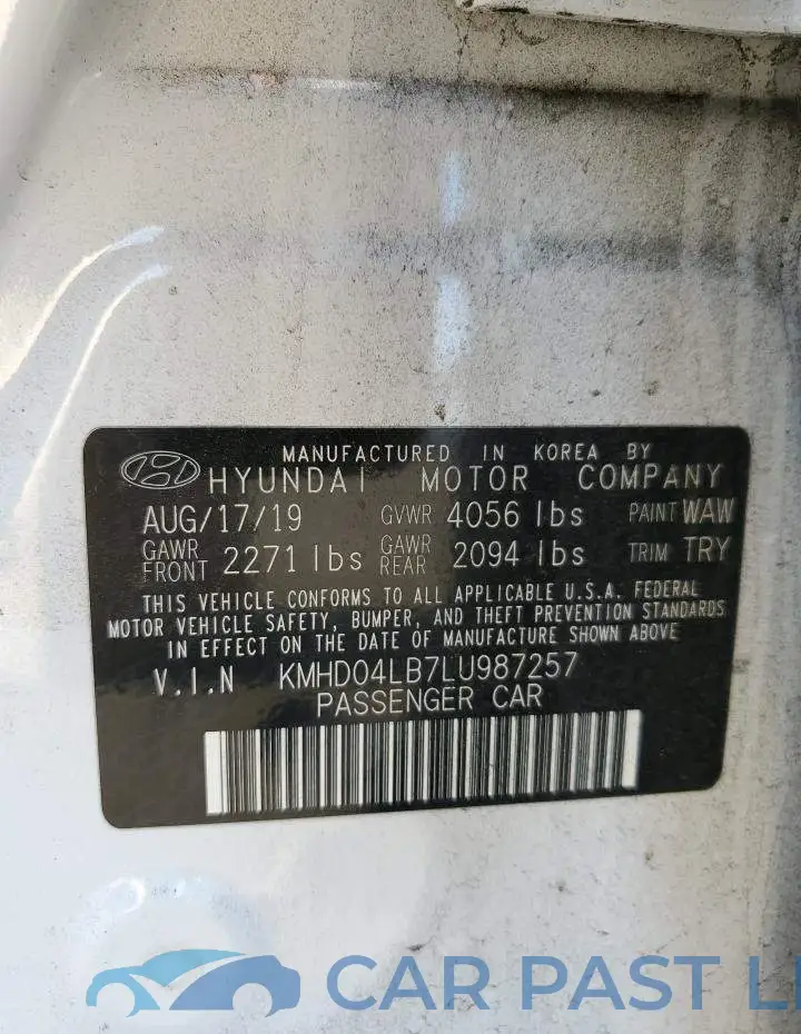 KMHD04LB7LU987257# 12