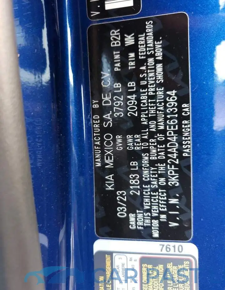 3KPF24AD4PE613964# 12