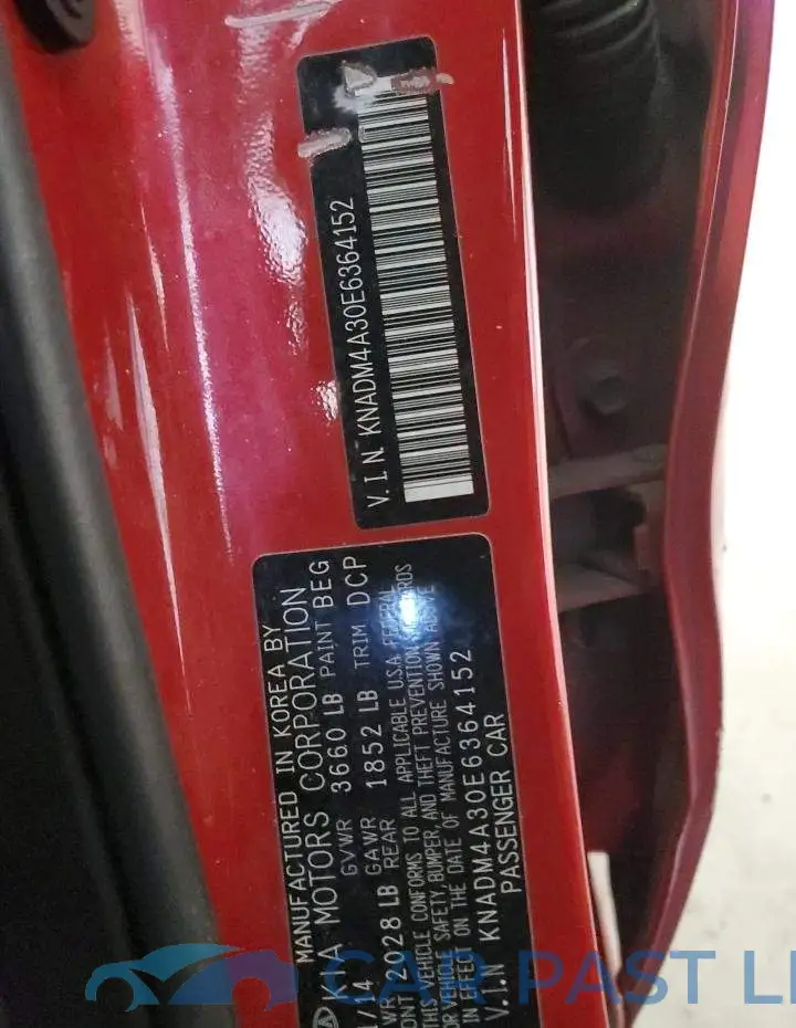 KNADM4A30E6364152# 13