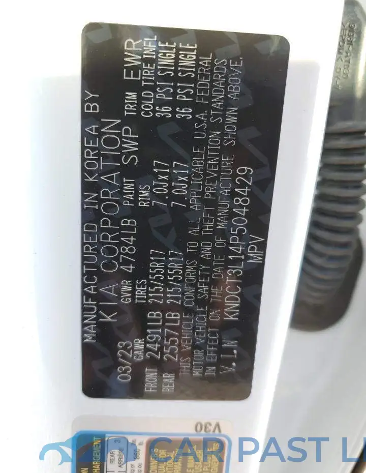 KNDCT3L14P5048429# 12