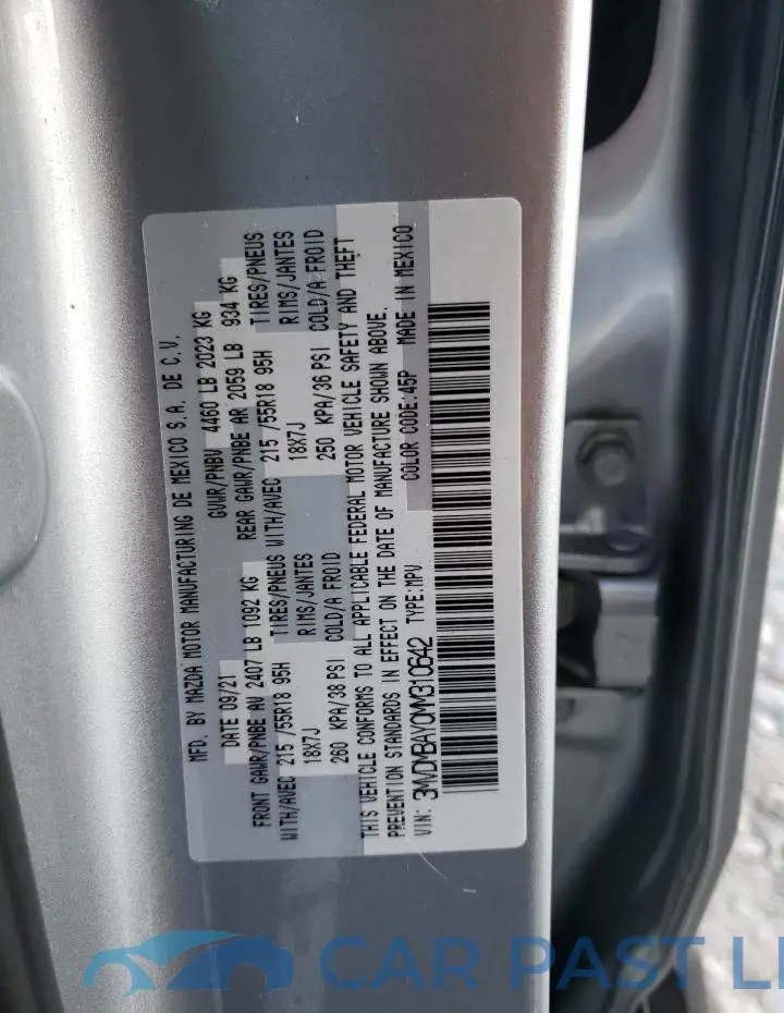 3MVDMBAY0MM310642# 13
