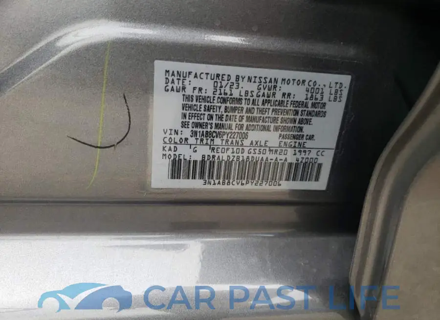 3N1AB8CV6PY227006# 13