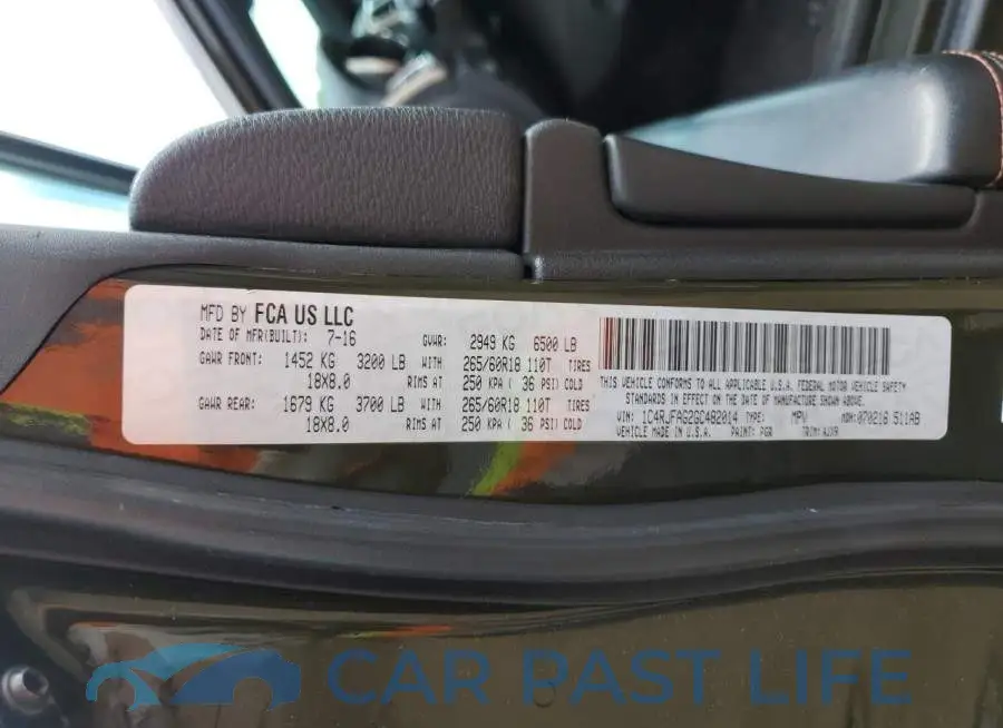 1C4RJFAG2GC482014# 12