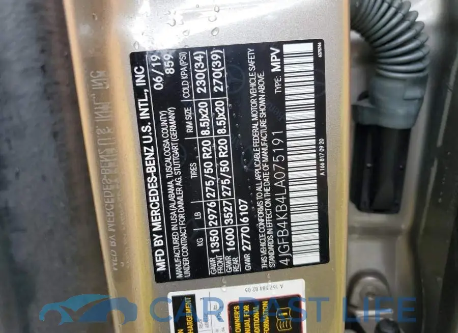 4JGFB4KB4LA075191# 12