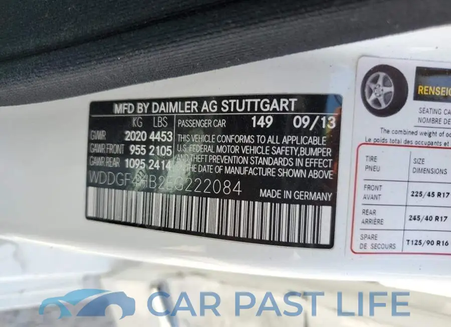 WDDGF4HB2EG222084# 12