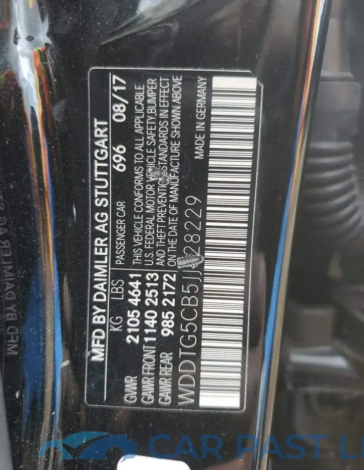 WDDTG5CB5JJ428229# 14