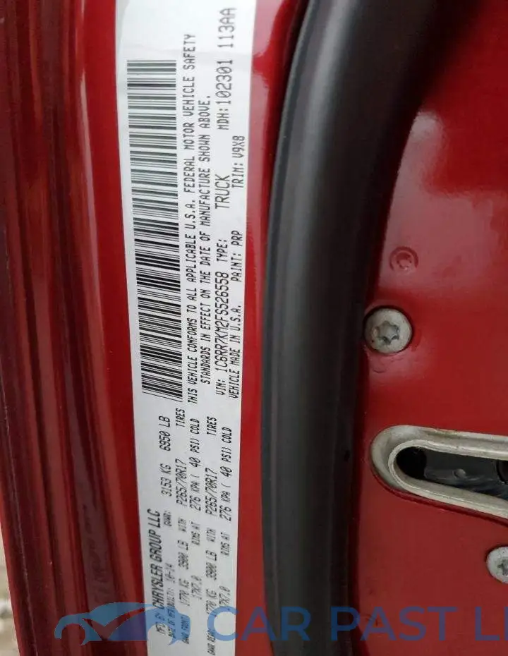 1C6RR7KM2FS526558# 13