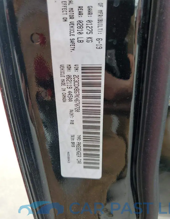 2C3CDXBG7KH670720# 12