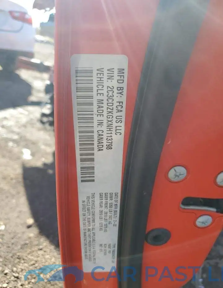 2C3CDZKGXNH113798# 12