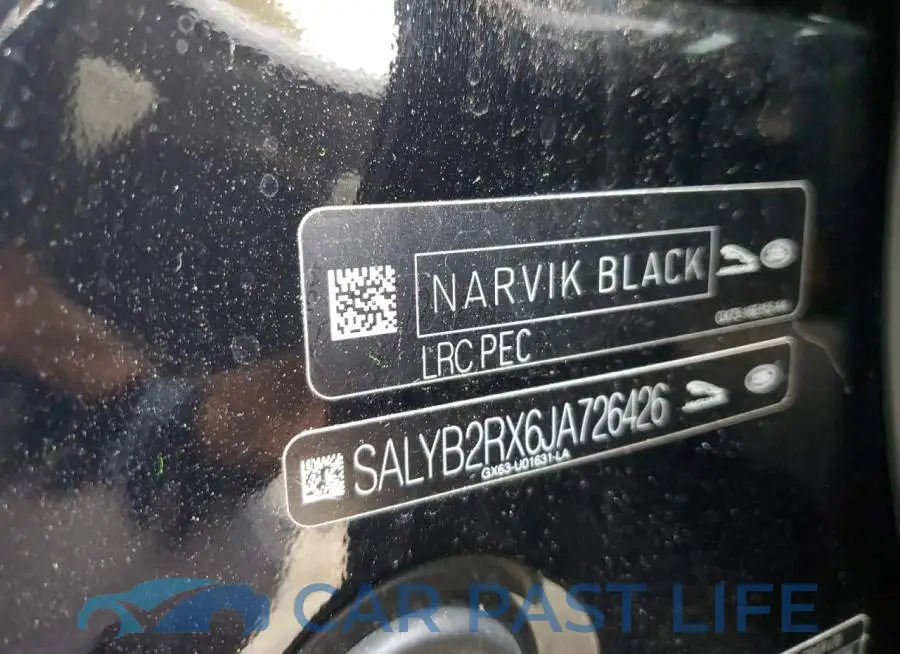 SALYB2RX6JA726426# 13