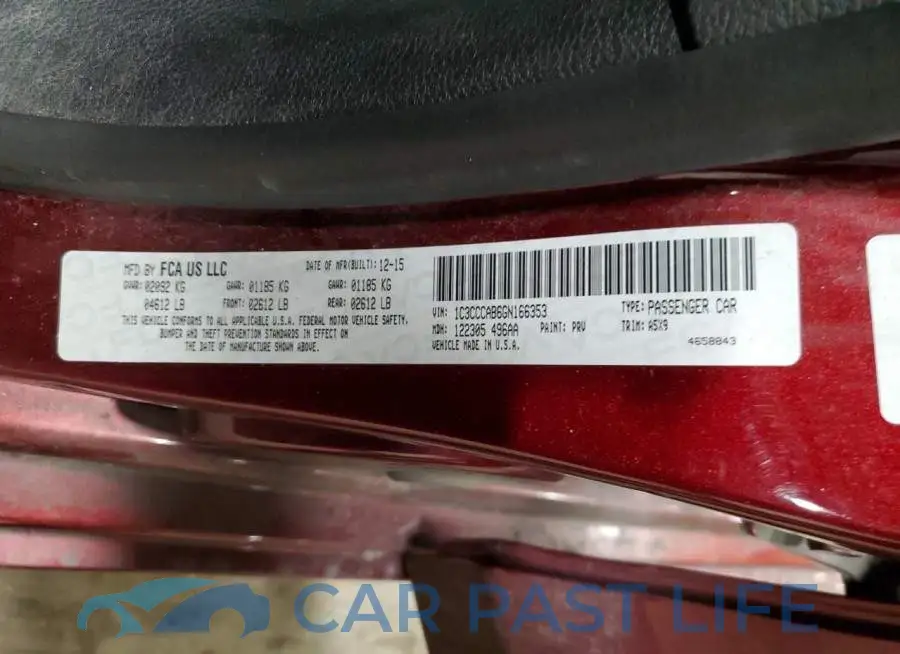 1C3CCCAB6GN166353# 13