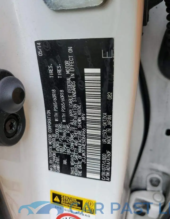 JTJJM7FX4E5084966# 14