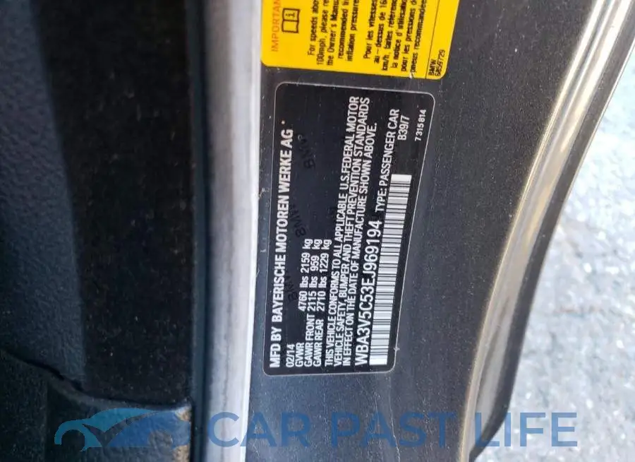 WBA3V5C53EJ969194# 12