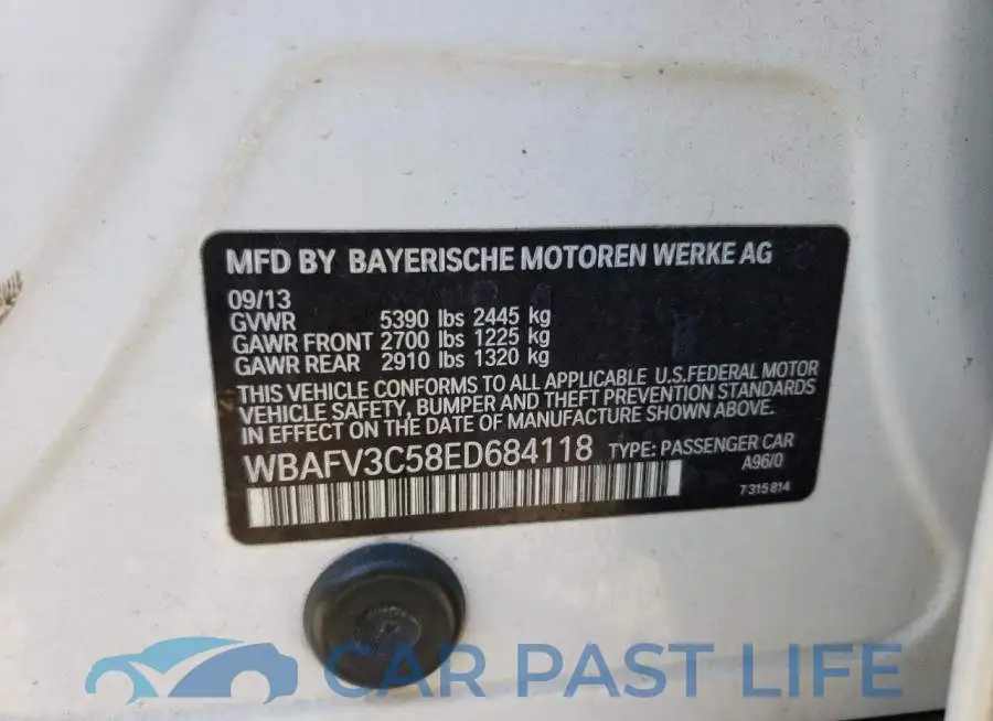 WBAFV3C58ED684118# 12