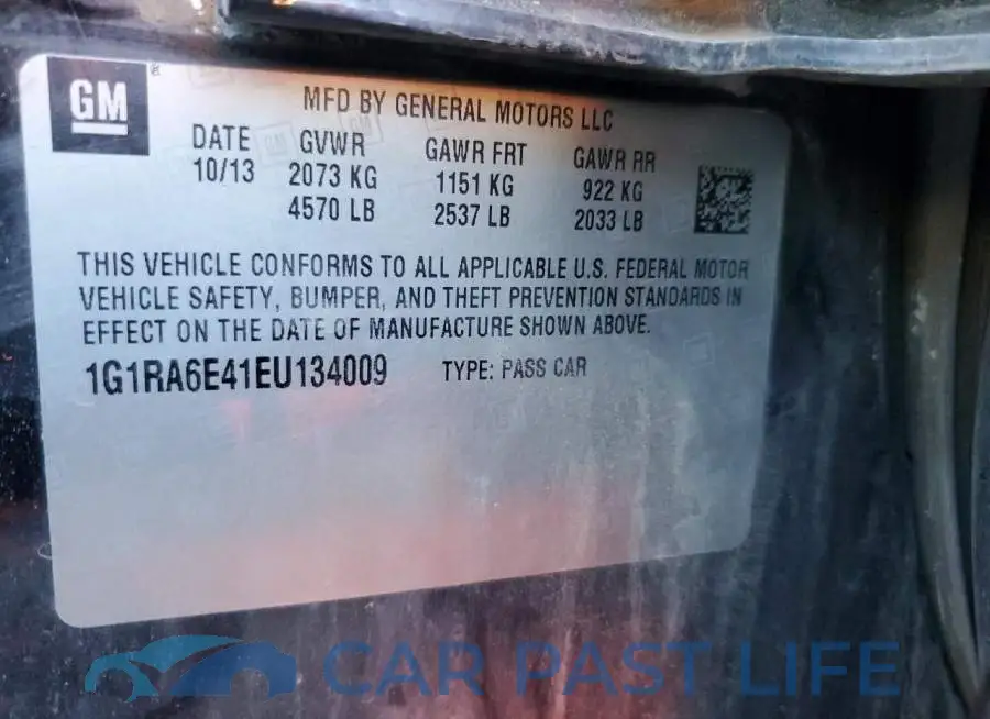 1G1RA6E41EU134009# 12