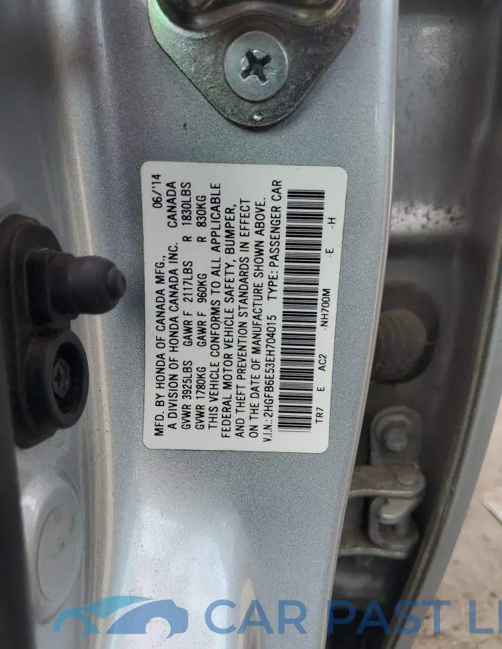 2HGFB6E53EH704015# 12