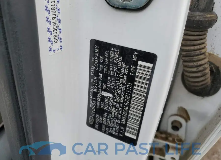 KM8J3CAL9JU811131# 13
