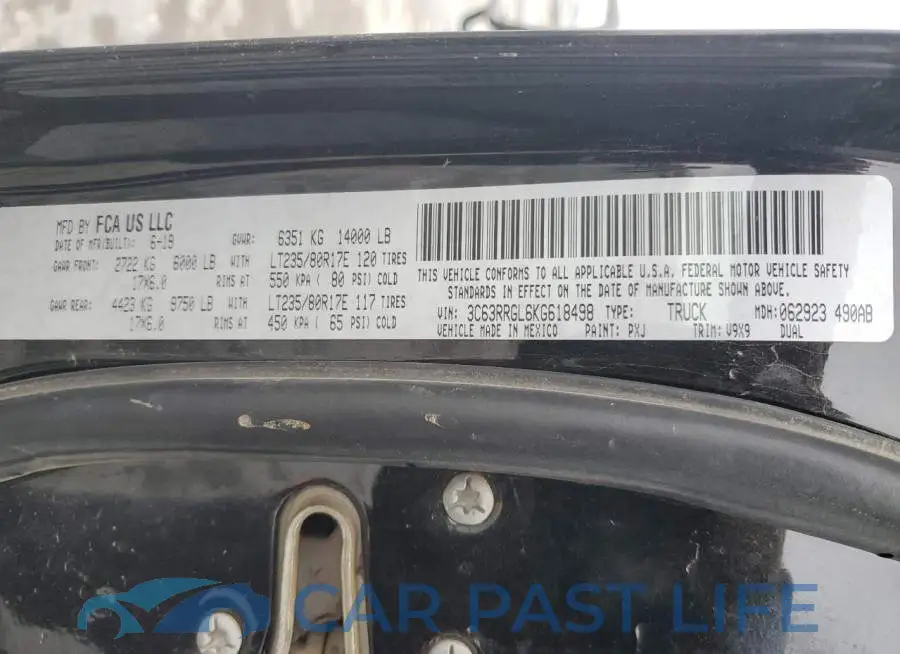 3C63RRGL6KG618498# 12