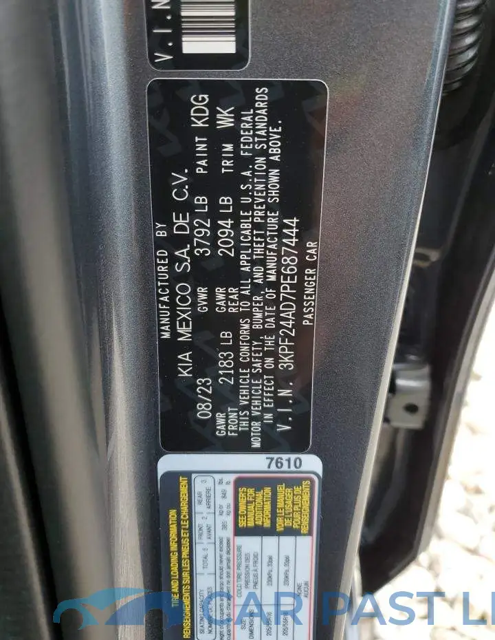 3KPF24AD7PE687444# 12