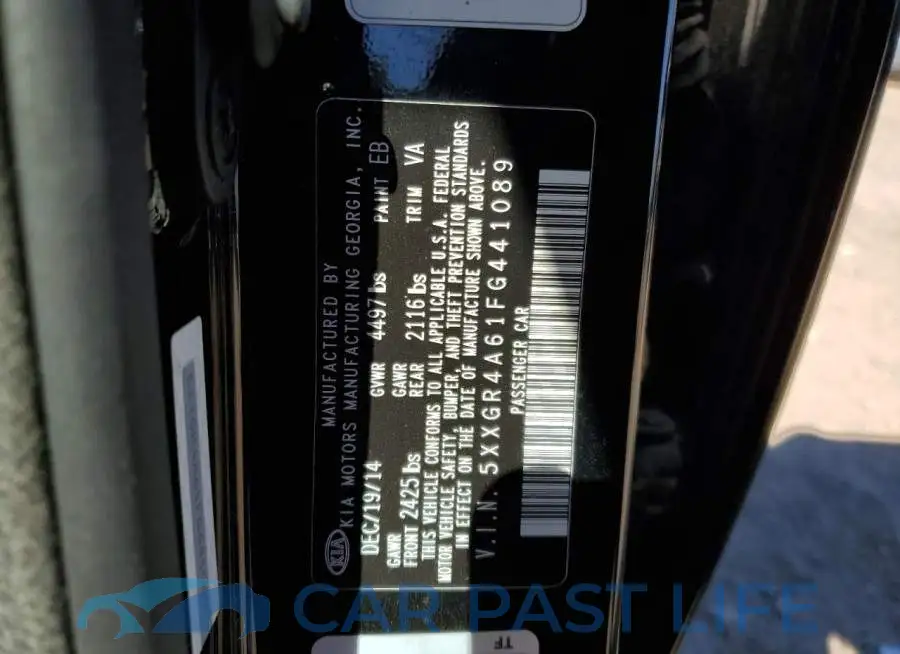 5XXGR4A61FG441089# 13