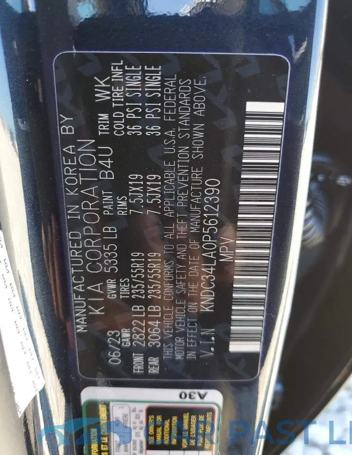 KNDC34LA0P5612390# 12