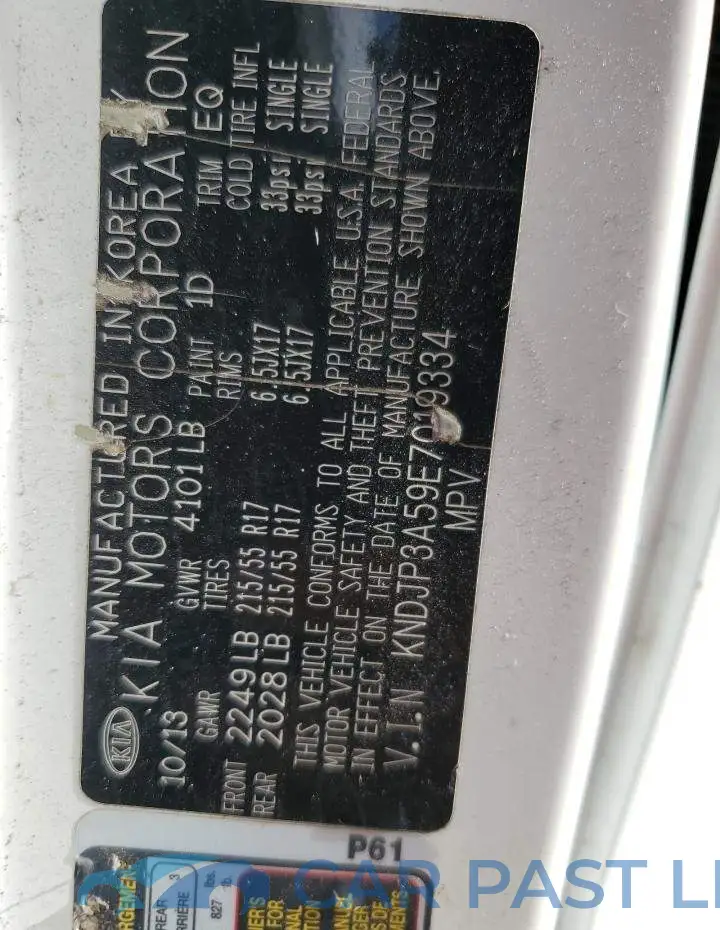KNDJP3A59E7019334# 12