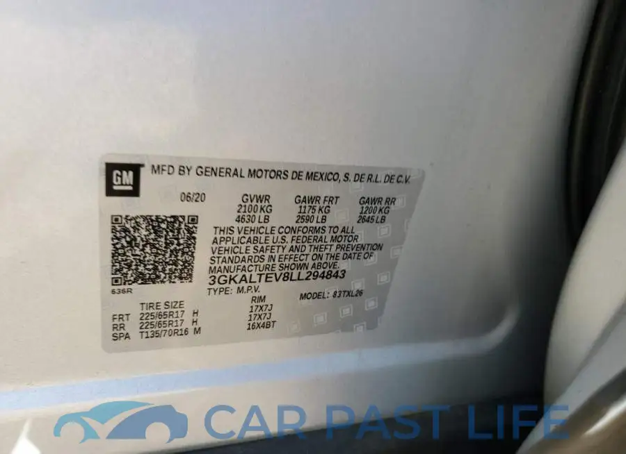3GKALTEV8LL294843# 13