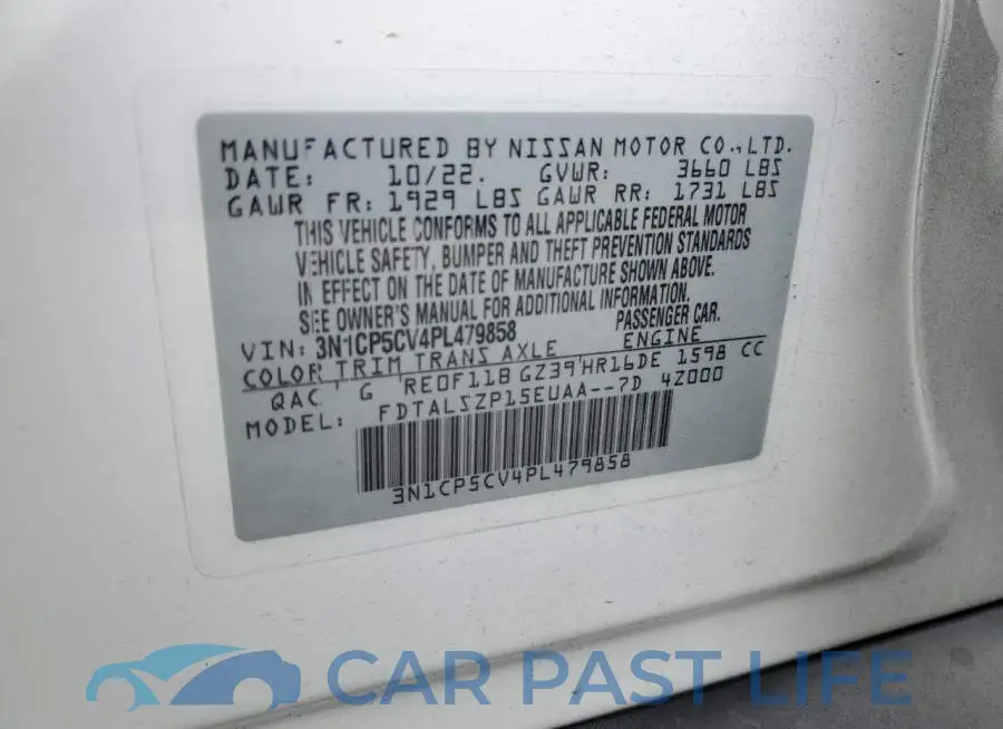 3N1CP5CV4PL479858# 14
