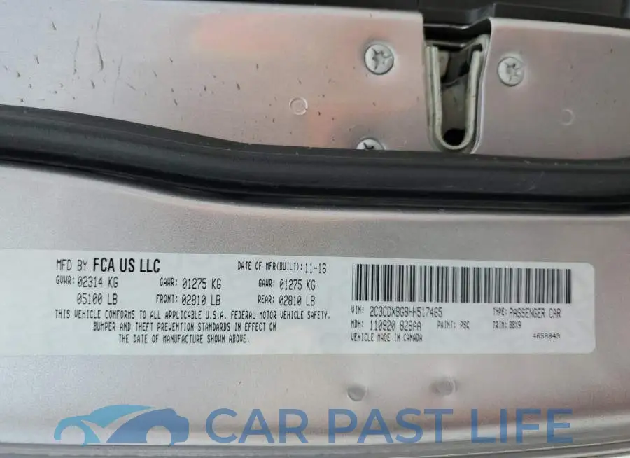 2C3CDXBG8HH517465# 13