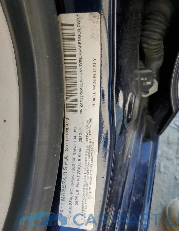 ZAM56RRA3E1076751# 12