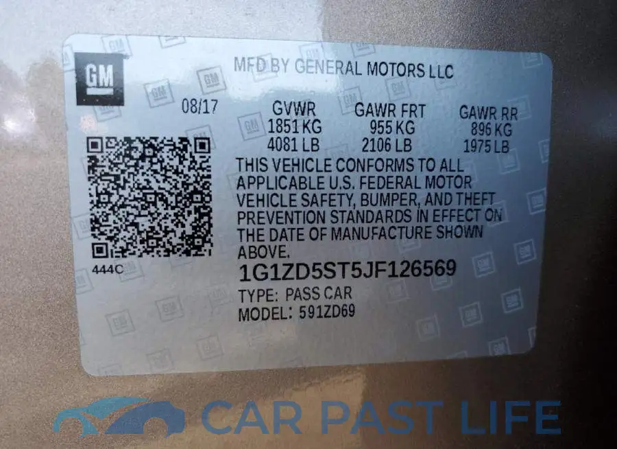 1G1ZD5ST5JF126569# 12