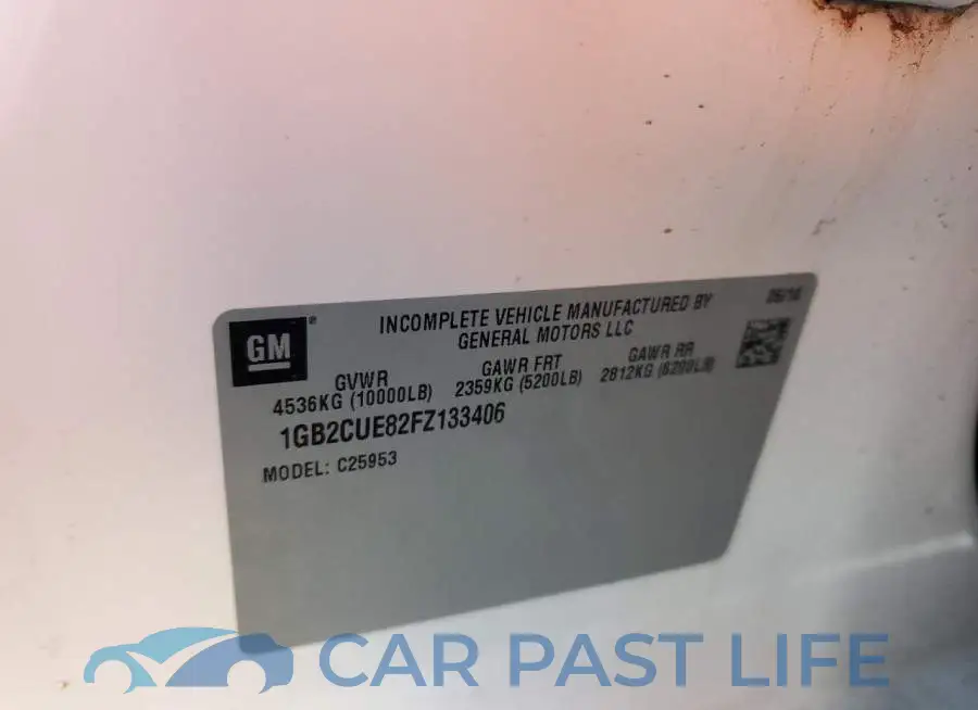 1GB2CUE82FZ133406# 12