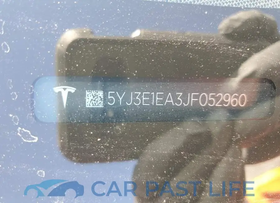 5YJ3E1EA3JF052960# 12