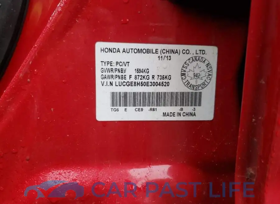 LUCGE8H50E3004520# 12