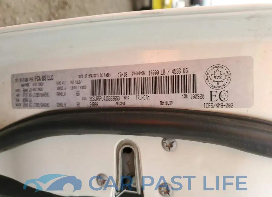 3C6UR5PL4JG363653# 13