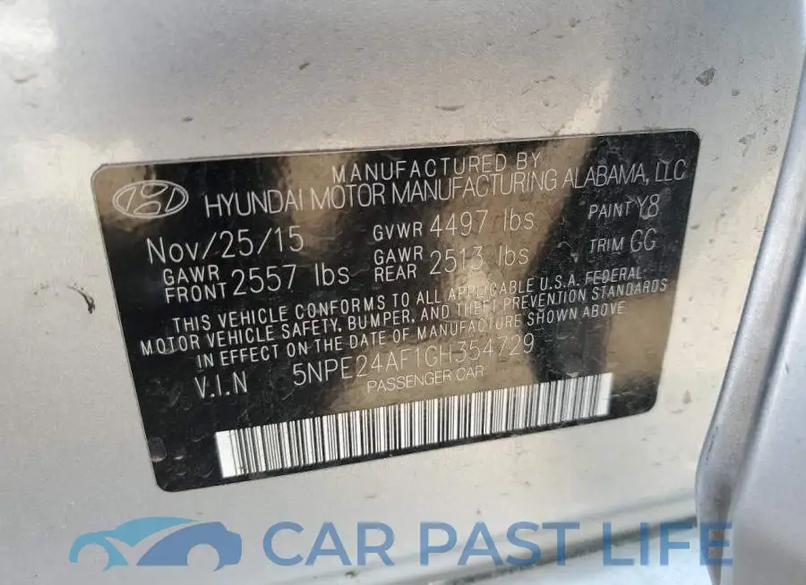 5NPE24AF1GH354729# 13