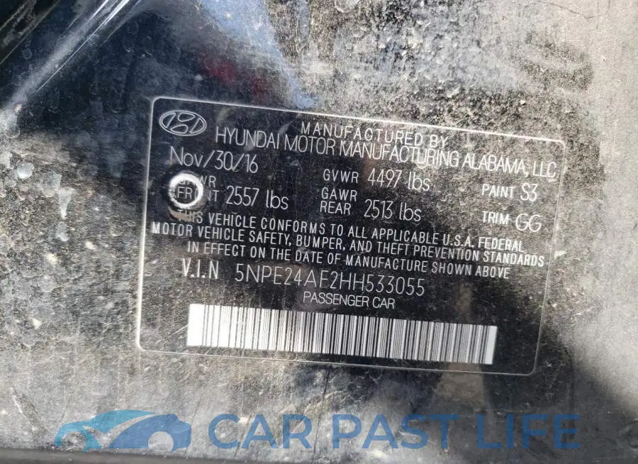 5NPE24AF2HH533055# 12