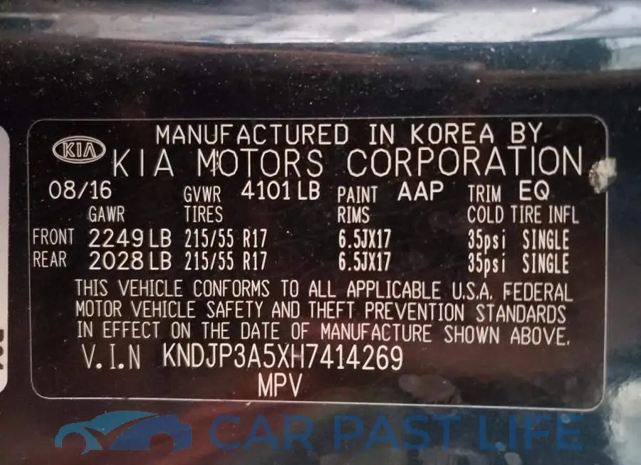 KNDJP3A5XH7414269# 12
