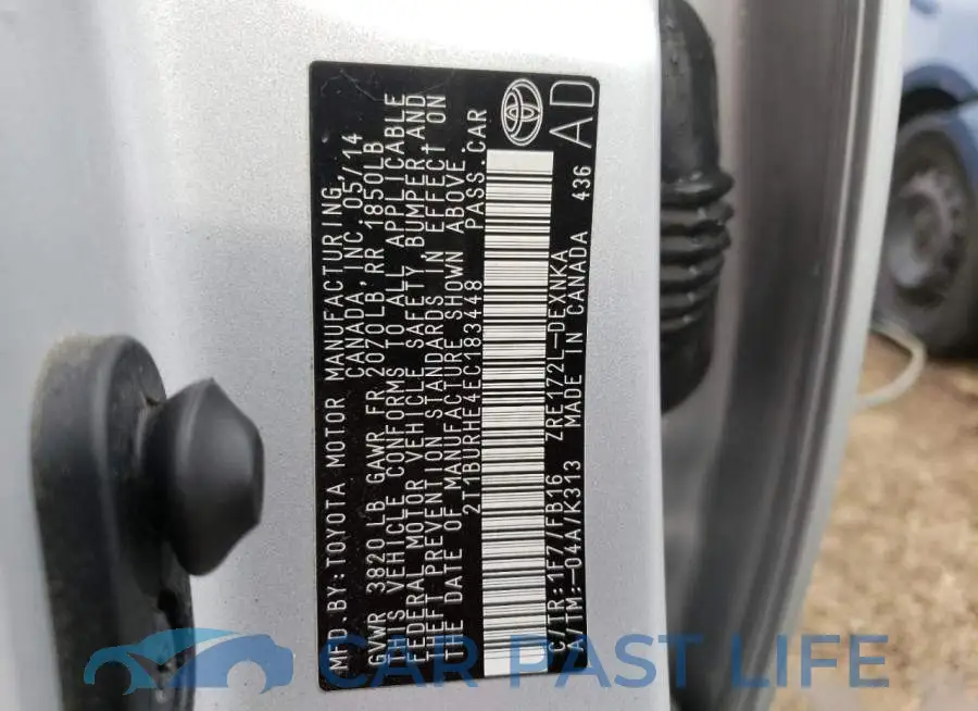 2T1BURHE4EC183448# 10