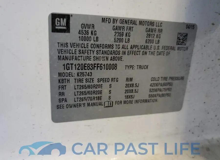 1GT120E83FF610008# 12